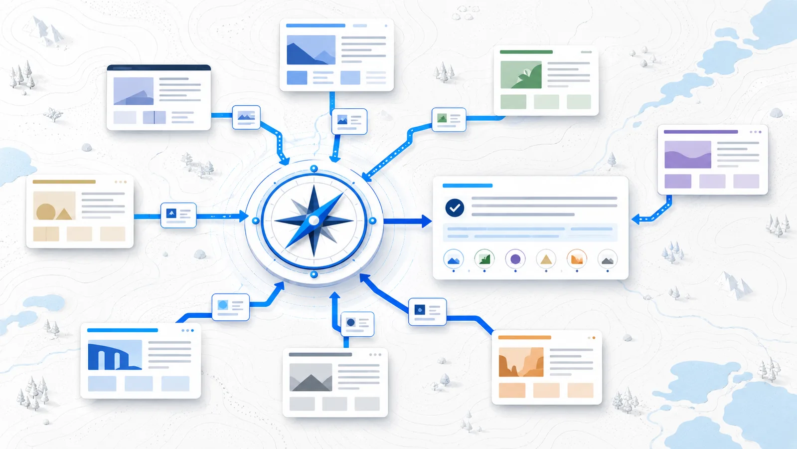 Perplexity search crawler discovering public websites and carrying selected sources into a cited answer
