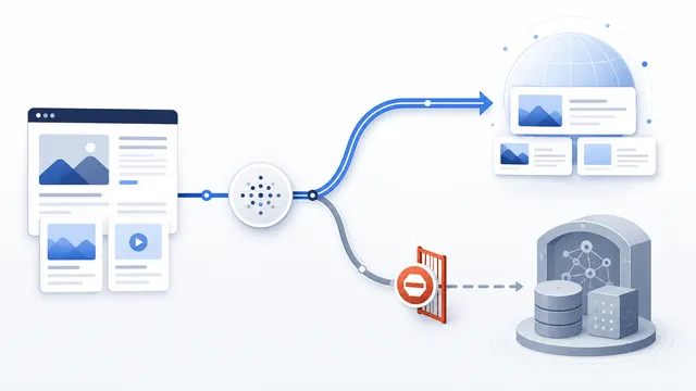Applebot-crawled content remaining available for search while a separate model-training route is blocked