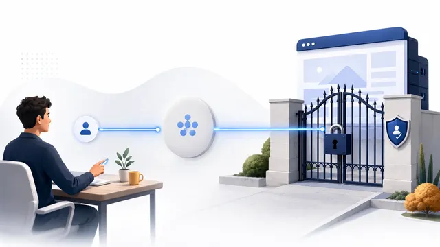 User-initiated AI web request reaching a website protected by server-side access control
